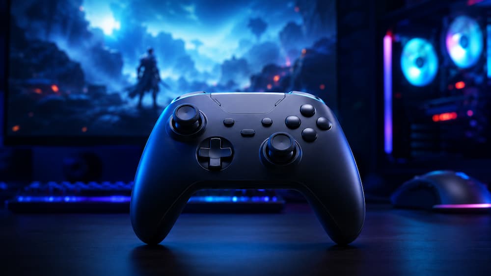 Ilustrație originală pentru articolul Controller sau tastatură și mouse? Cum alegi metoda potrivită pentru fiecare gen